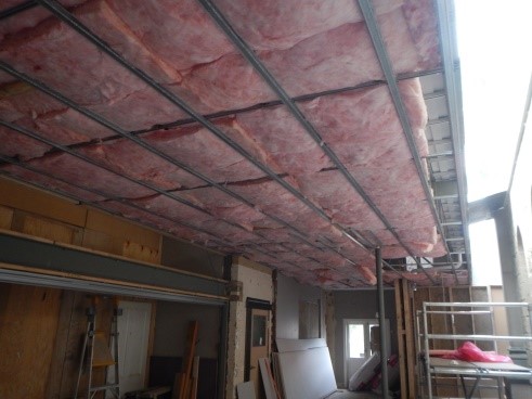 New Ceiling works and Roof glazing in Lower Foyer